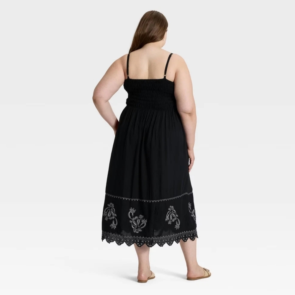 Universal Thread NWT Black Button Front Maxi Dres… - image 2